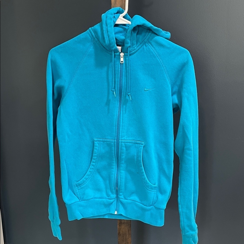 Nike Teal Full-Zip Hoodie